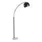 Astoria Marble And Metal Dome Arc Floor Lamp image number 0
