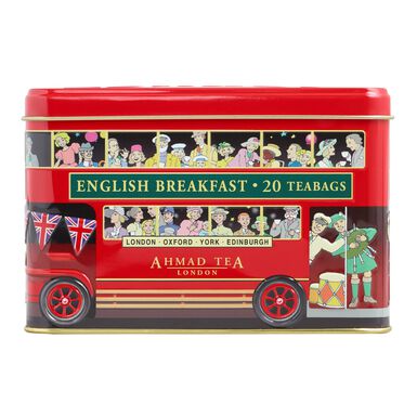 Ahmad London Bus English Breakfast Tea Tin 20 Count Ahmad London Bus English Breakfast Tea Tin 20 Count