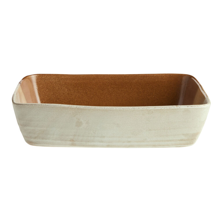Heuy-Chang, Kitchen, Stoneware Baking Dish 8x2 Stainedused