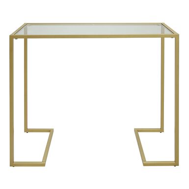 Gold Glass Top Console Table Gold Glass Top Console Table
