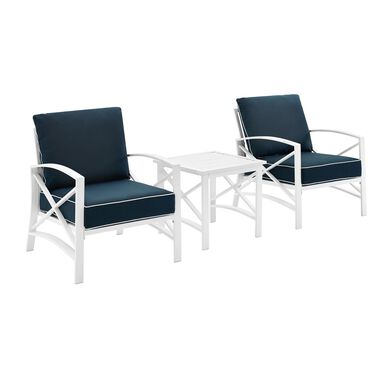 Araceli Metal 3 Piece Outdoor Furniture Set Araceli Metal 3 Piece Outdoor Furniture Set