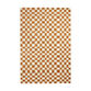 Cedar Terracotta and Ivory Checkered Wool Area Rug image number 0