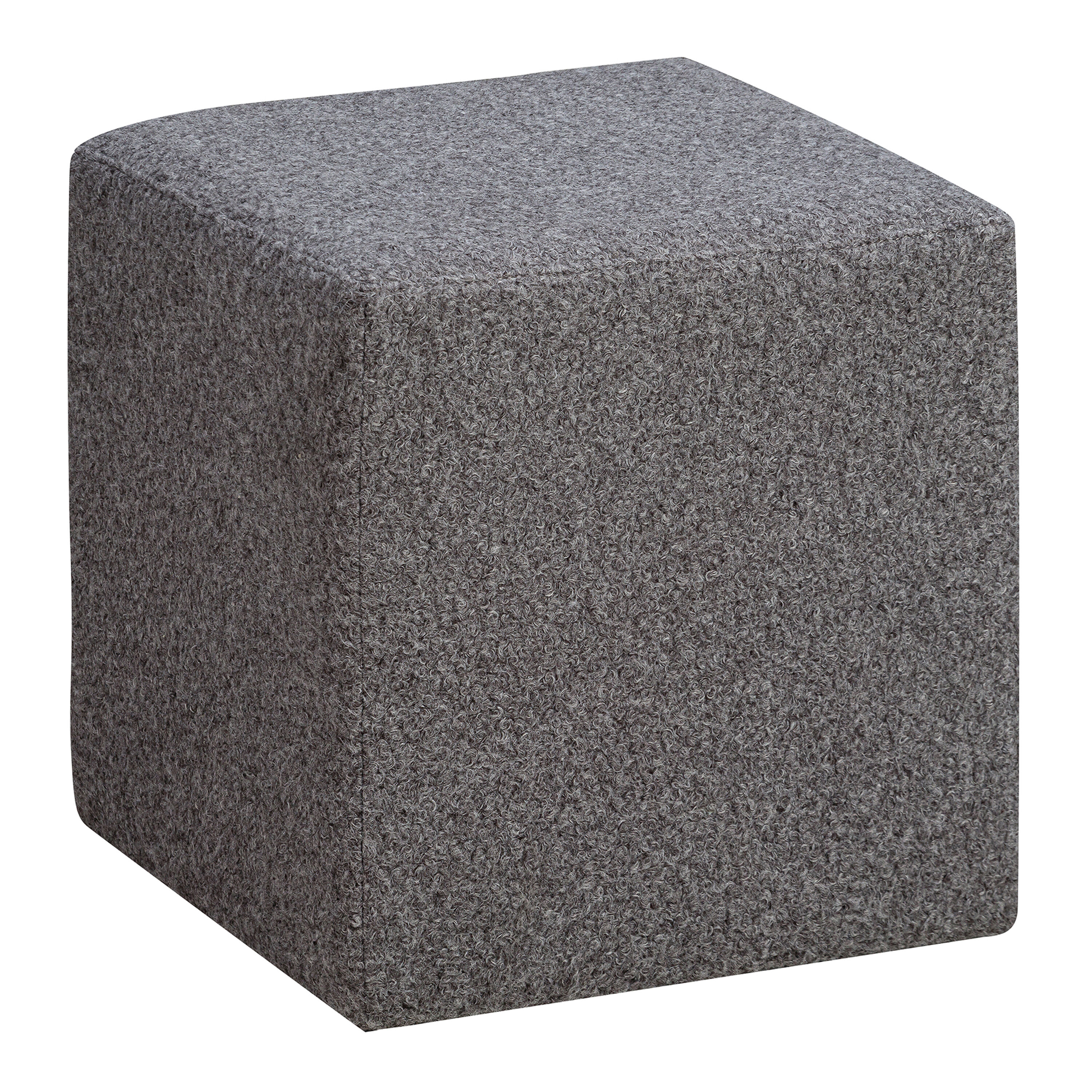 Square cheap upholstered stool