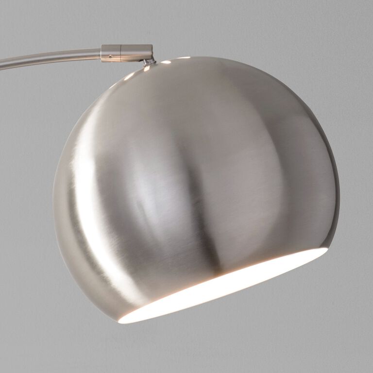 Astoria Marble And Metal Dome Arc Floor Lamp image number 3