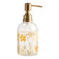 Glass Pressed Flower Liquid Soap Dispenser image number 0