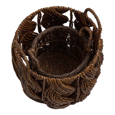 Bali Espresso Banana Leaf Basket Bali Espresso Banana Leaf Basket