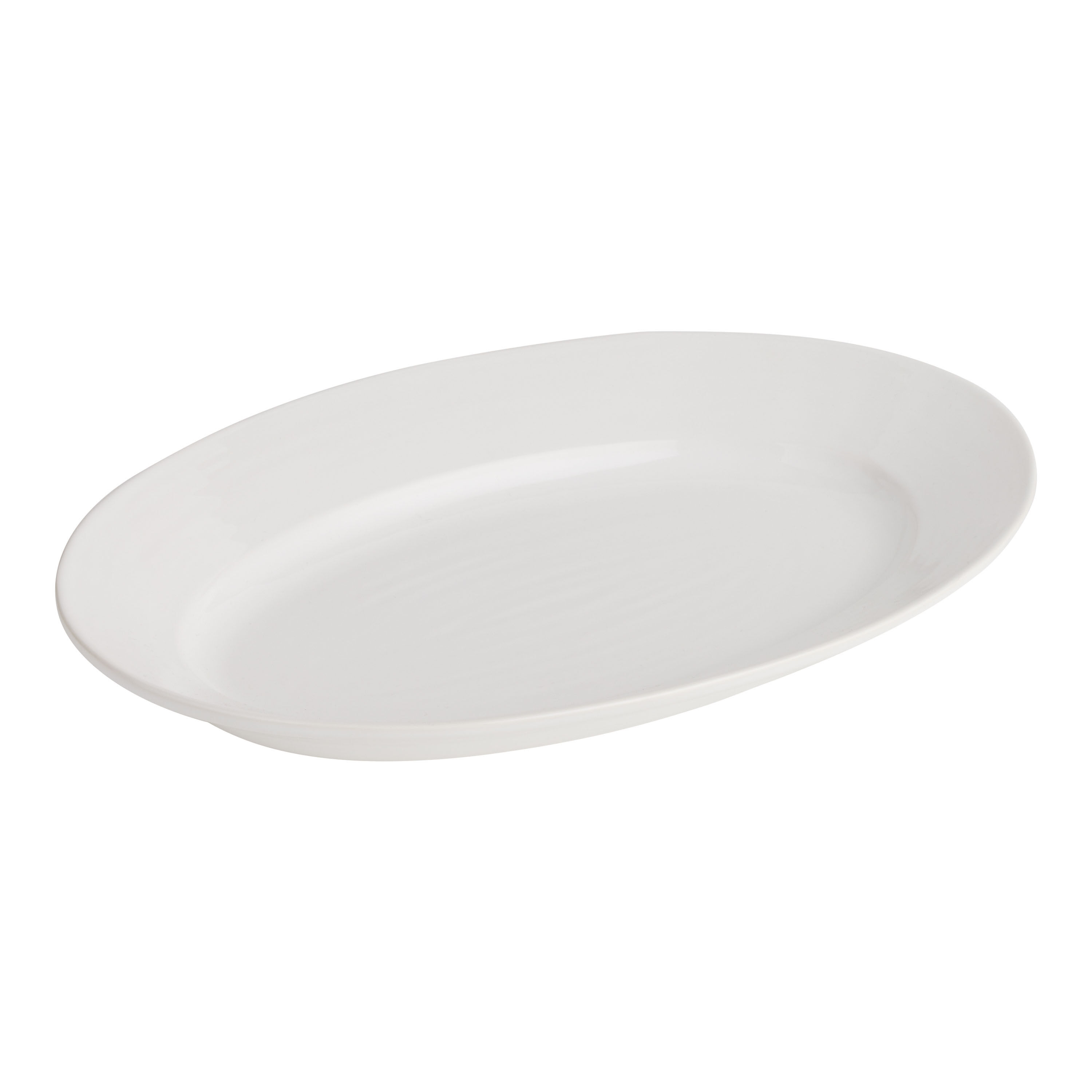 Large white shop serving platters