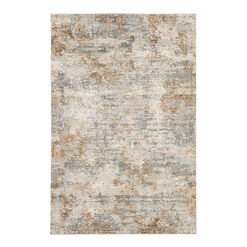 Impressions Blue Modern Abstract Area Rug