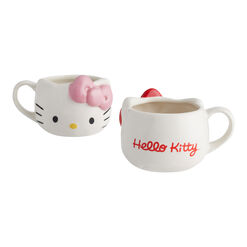 Hello Kitty Face Figural Ceramic Mug