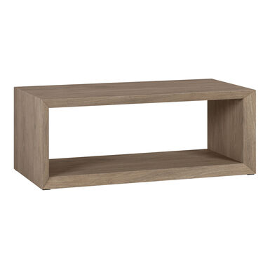 Consort Open Wood Block Coffee Table with Shelf Consort Open Wood Block Coffee Table with Shelf
