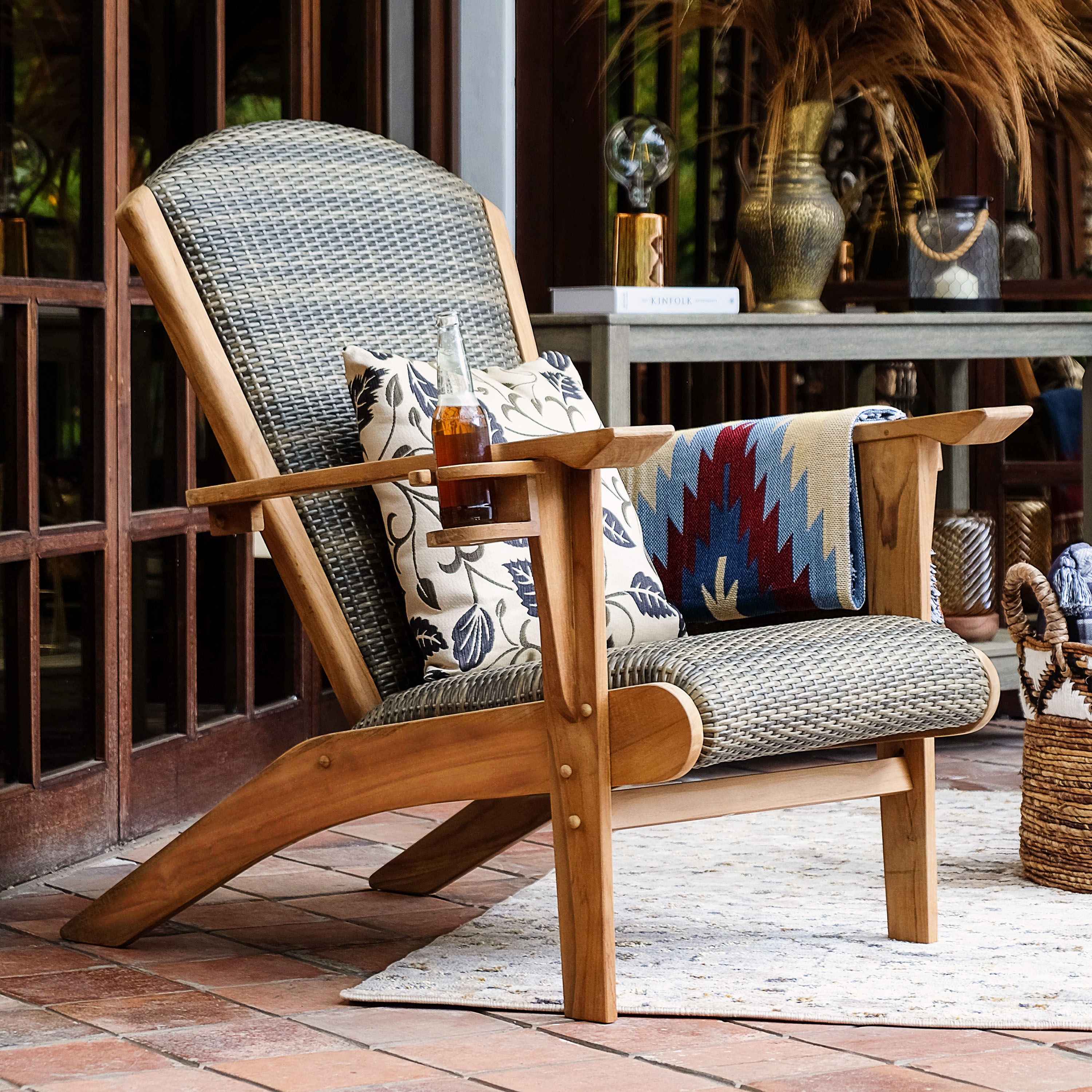 World market sales teak patio set