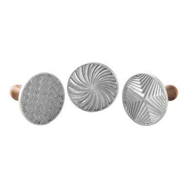 Nordic Ware Geo Heirloom Cookie Stamps 3 Pack Nordic Ware Geo Heirloom Cookie Stamps 3 Pack