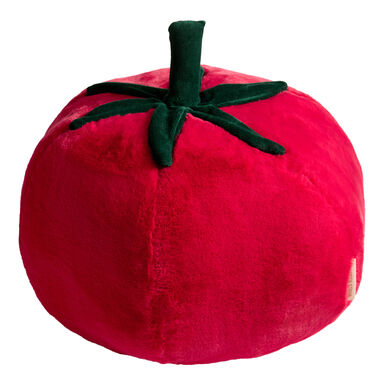 Red Tomato Shaped Throw Pillow Red Tomato Shaped Throw Pillow
