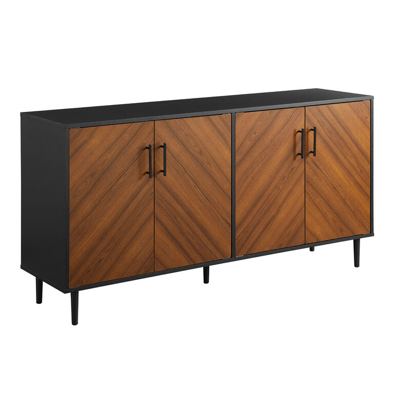 Galia Two Tone Mid Century Sideboard image number 1