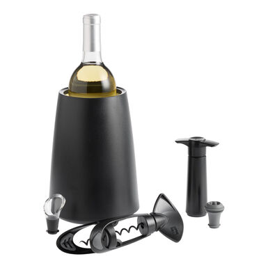 Vacu Vin Stainless Steel Elegant 5 Piece Wine Tool Set Vacu Vin Stainless Steel Elegant 5 Piece Wine Tool Set