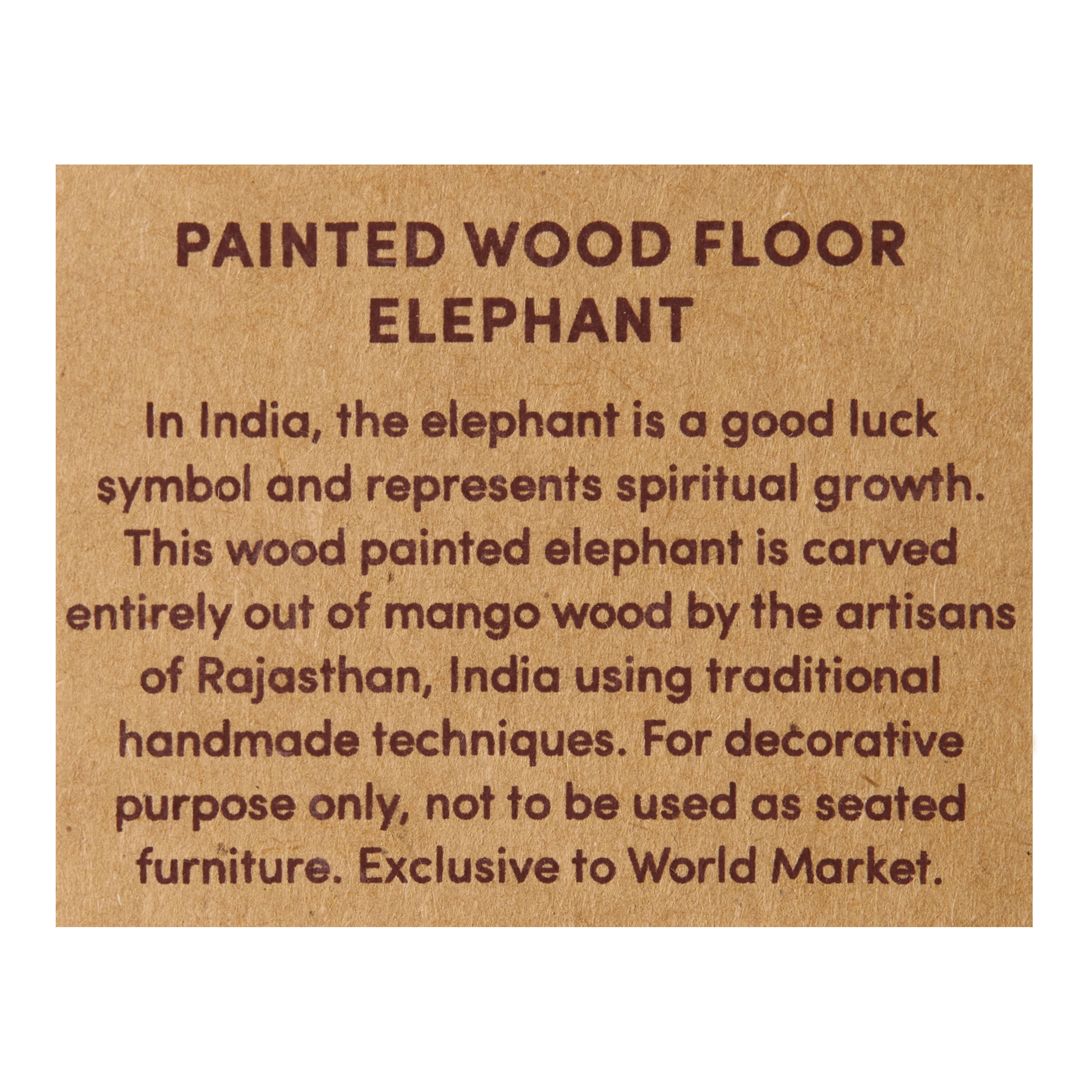 World market elephant lamp sale