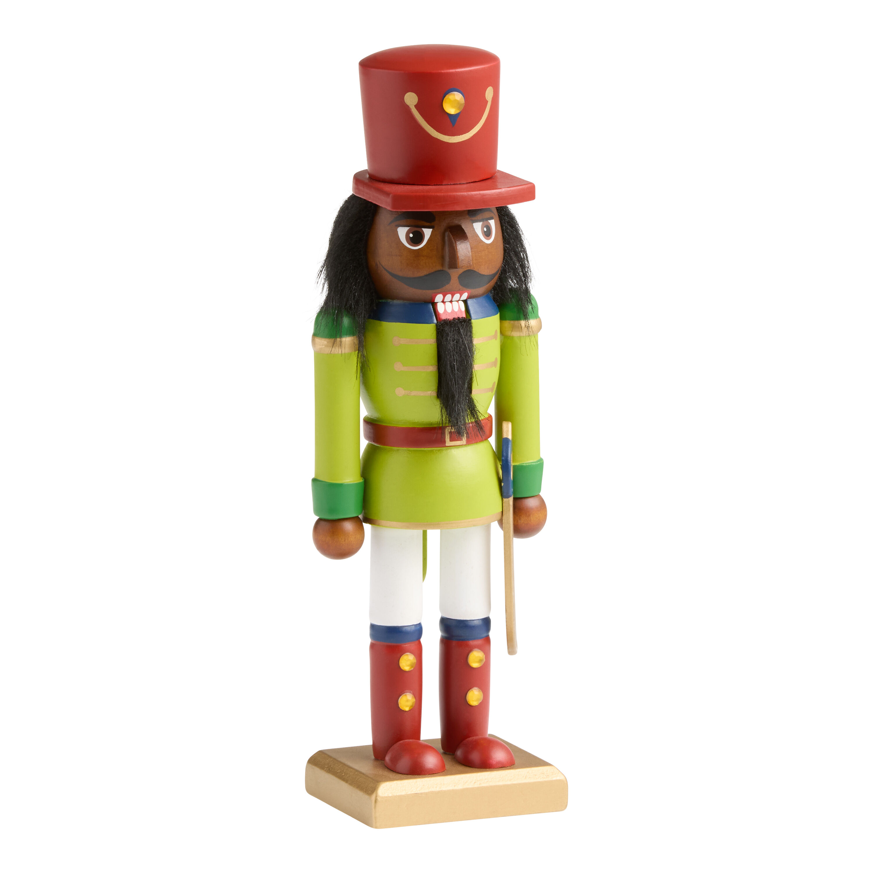 Lime Green and Red Traditional Nutcracker Decor image number 1