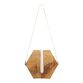 Modern Wood Geo Hanging Test Tube Vase Collection image number 1