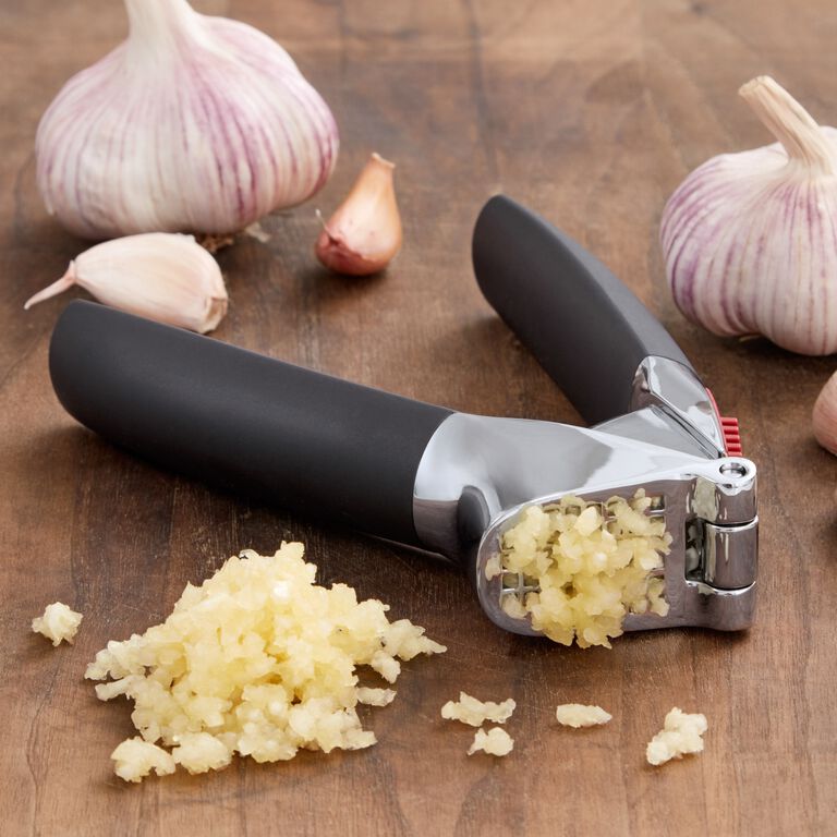 OXO Good Grips Soft Handled Garlic Press - Blender Market