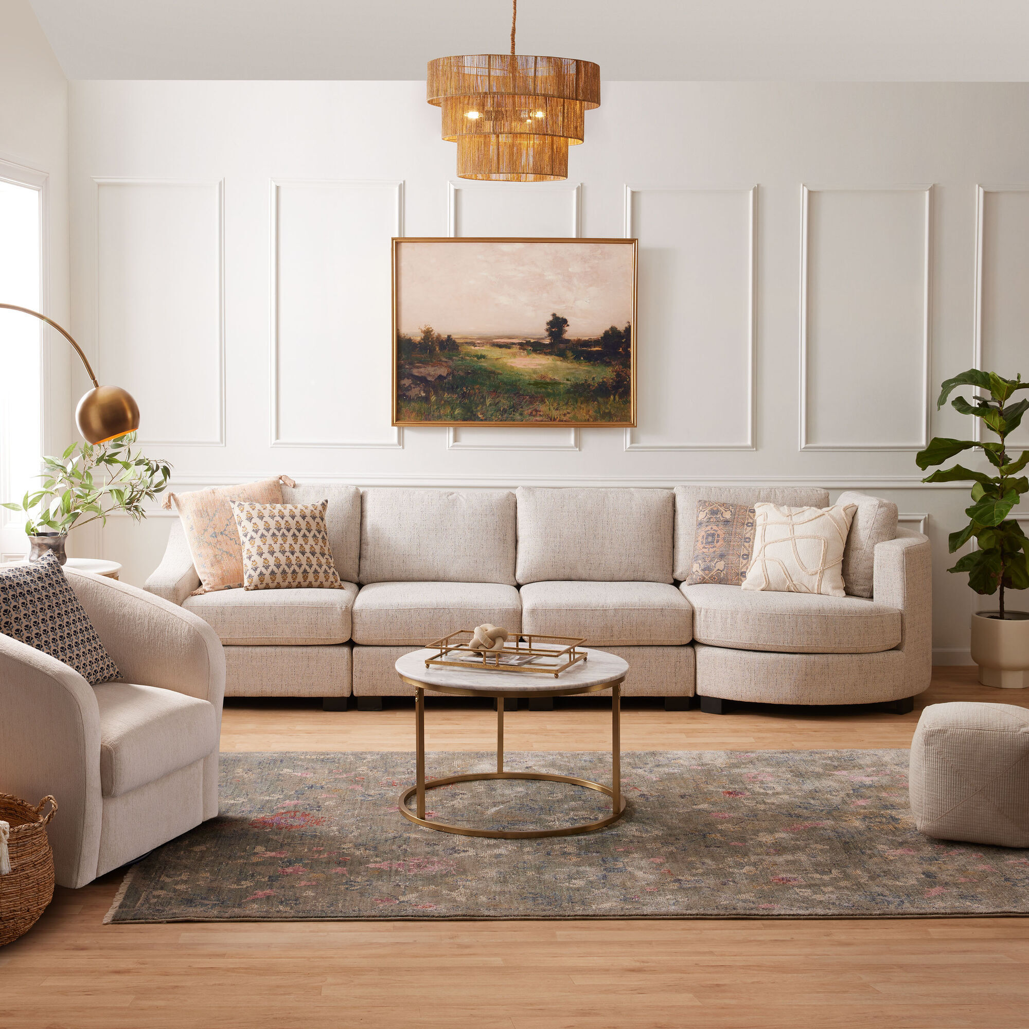 Sectional sofa 2025 with cuddle corner