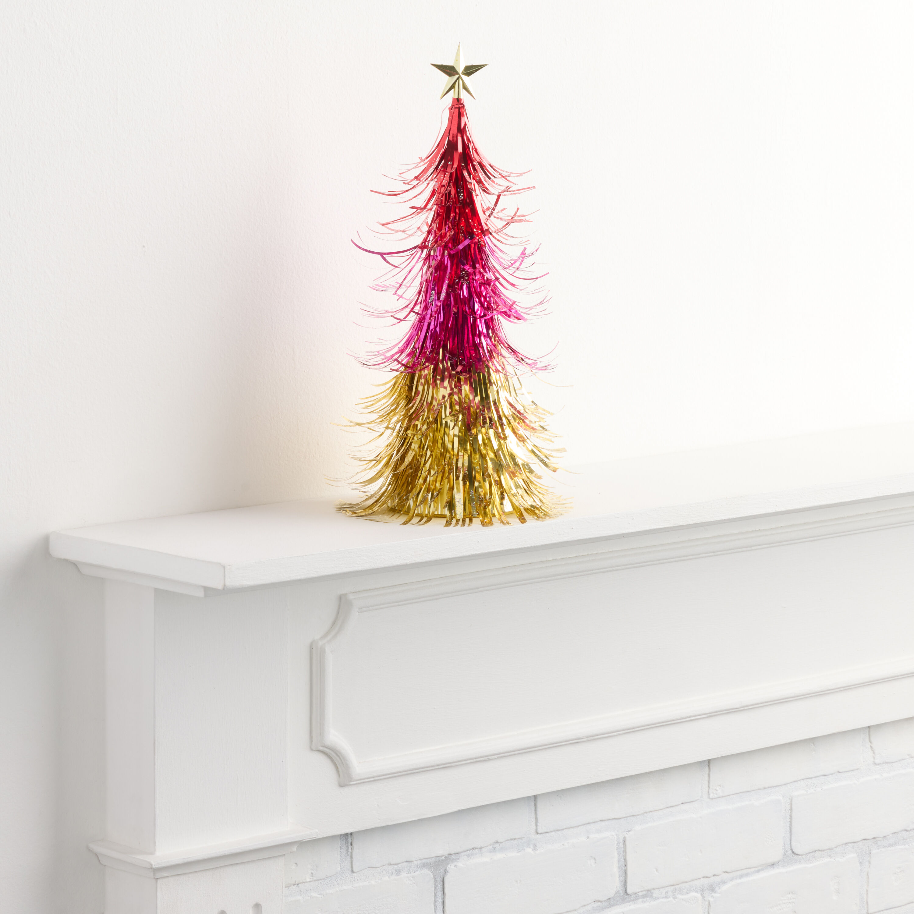 Ombre Tinsel Tree Decor image number 0