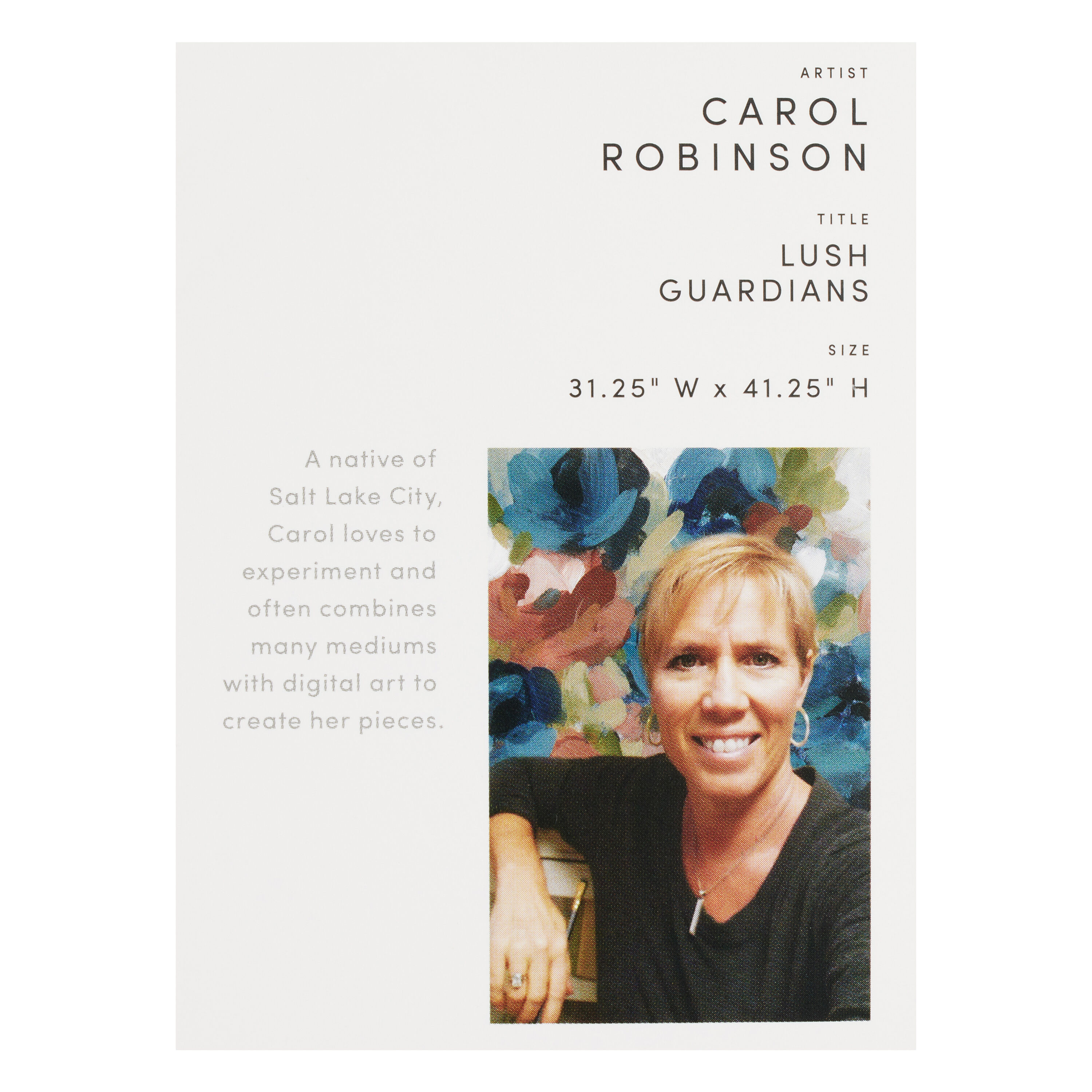 Tropical Floral By Carol Robinson Framed Canvas Wall Art image number 3