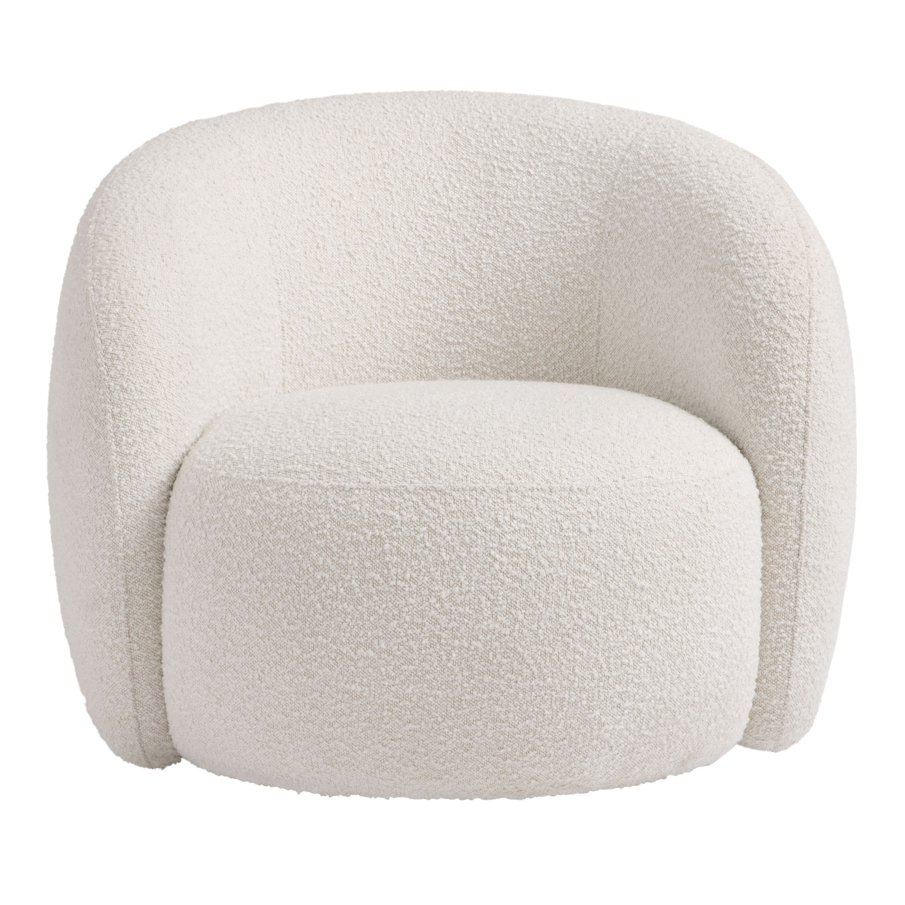 Vitoria Curved Channel Back Upholstered Swivel Chair image number 1