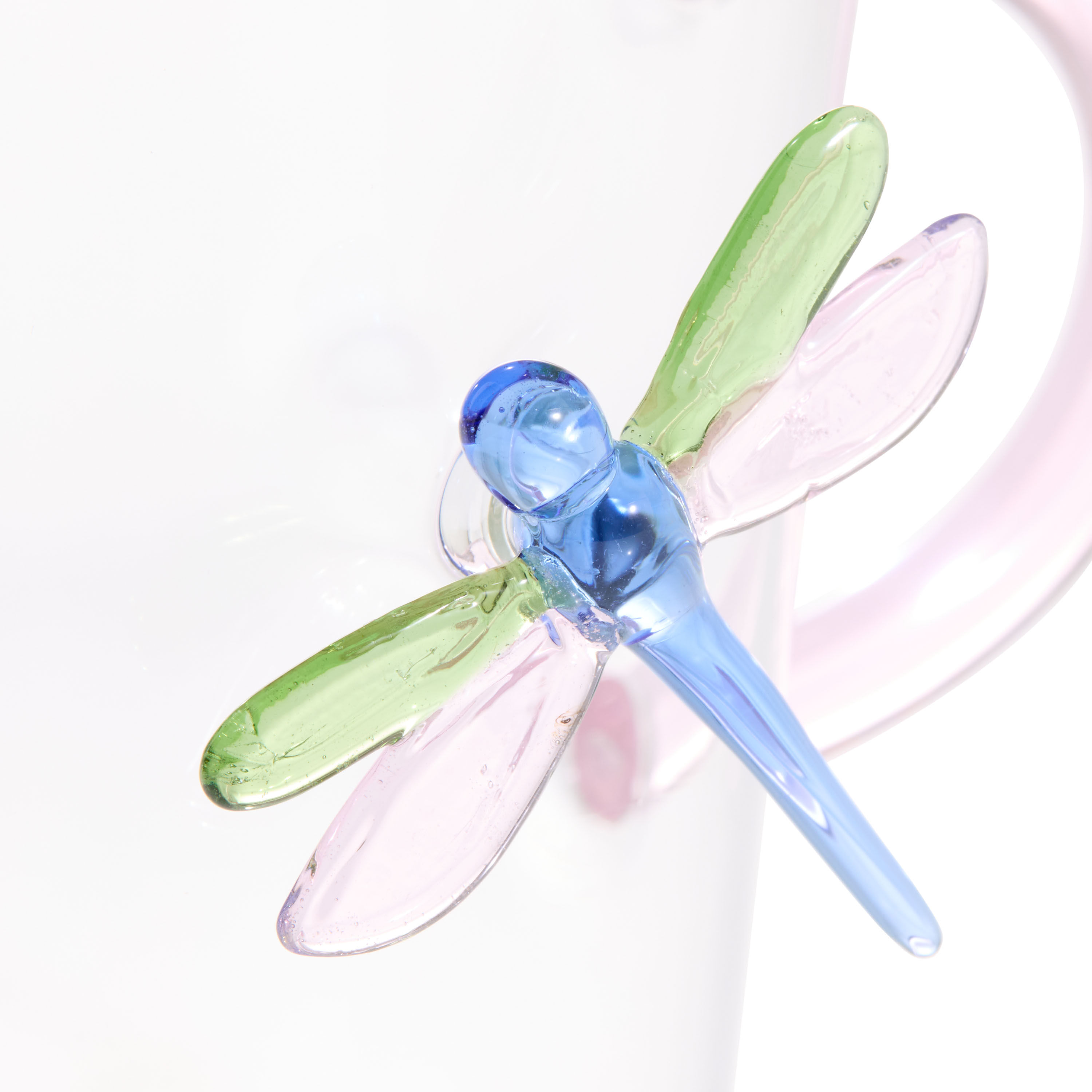 Multicolor Dimensional Insect Glass Mug image number 1