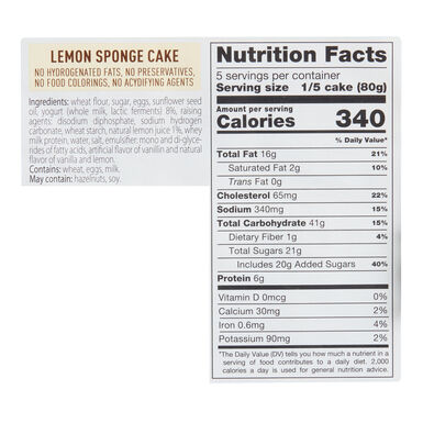 Ciambella Lemon Sponge Cake Ciambella Lemon Sponge Cake