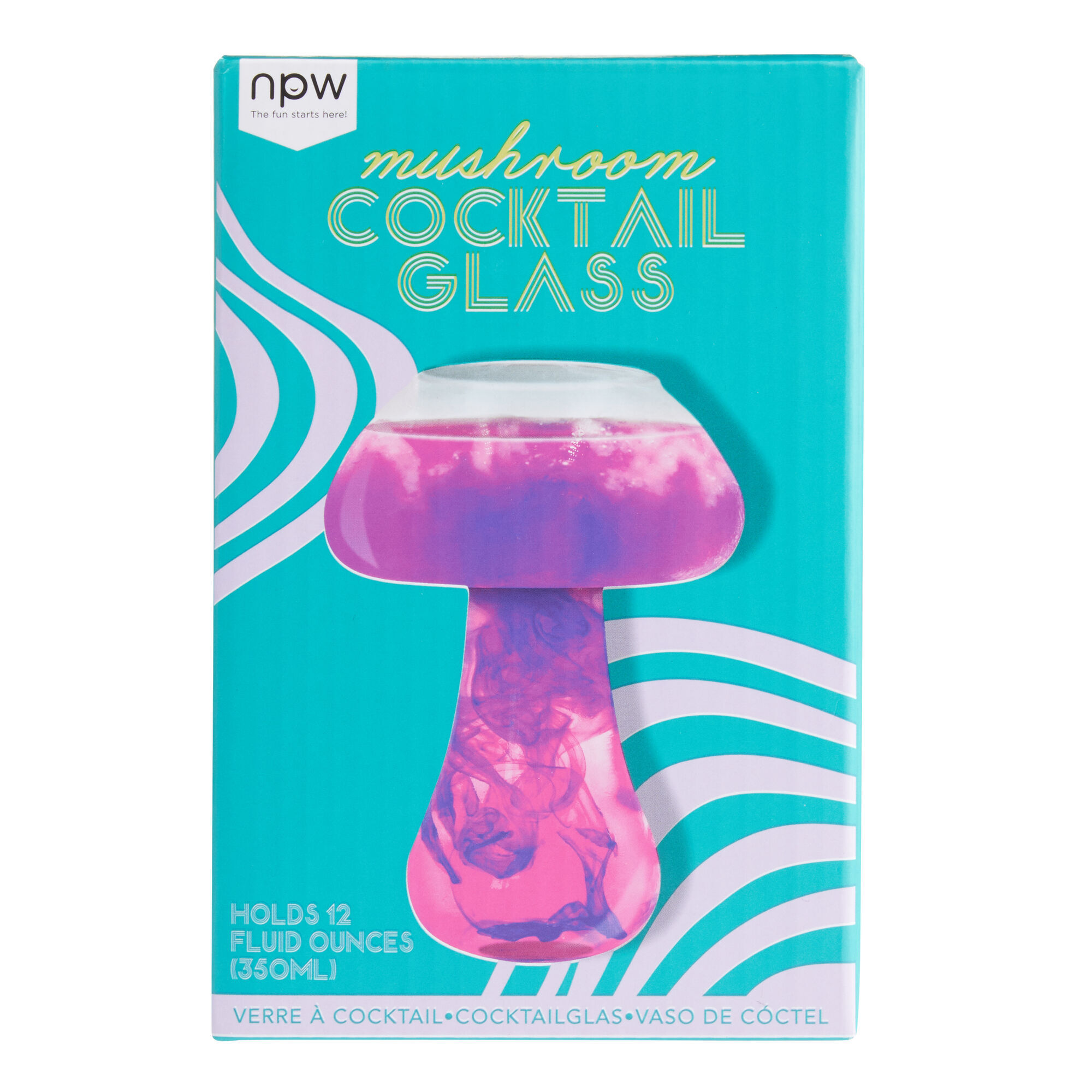 Mushroom Borosilicate Cocktail Glass image number 3