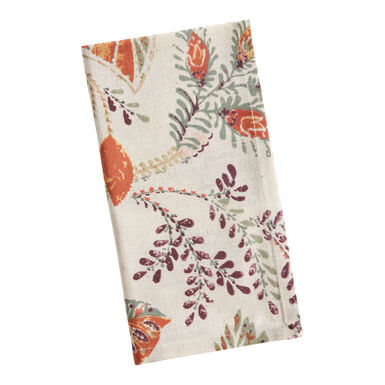 Screen Printed Cotton Blend Napkin Set of 2 Screen Printed Cotton Blend Napkin Set of 2