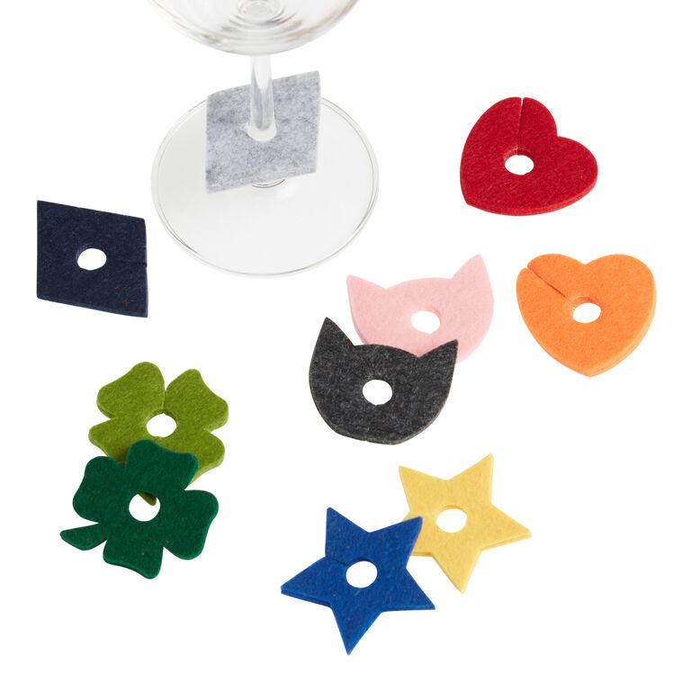 Animal glass marker (set of 6: assorted cool)