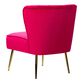 Gretna Velvet Channel Back Upholstered Chair image number 3