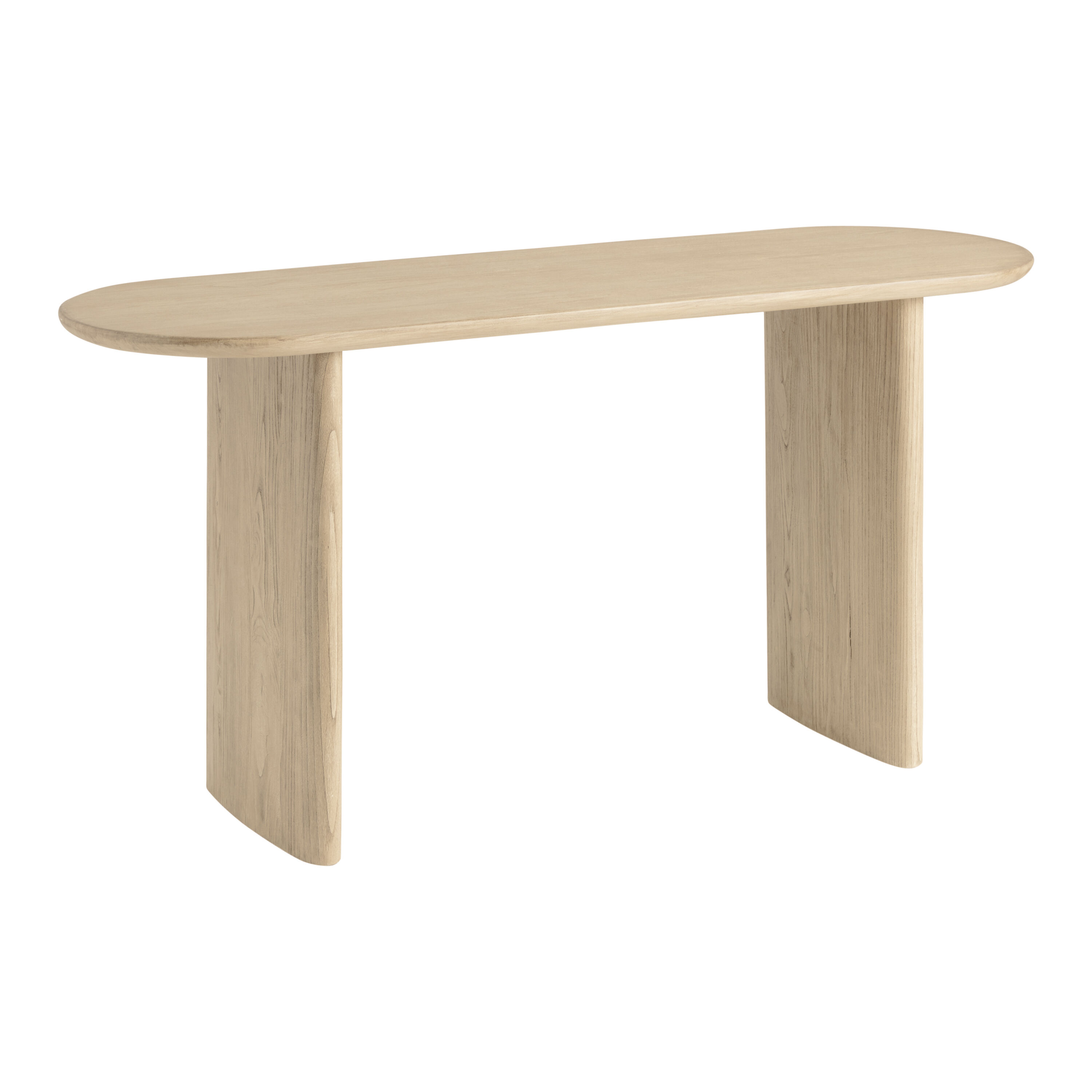 World market sales wood console table