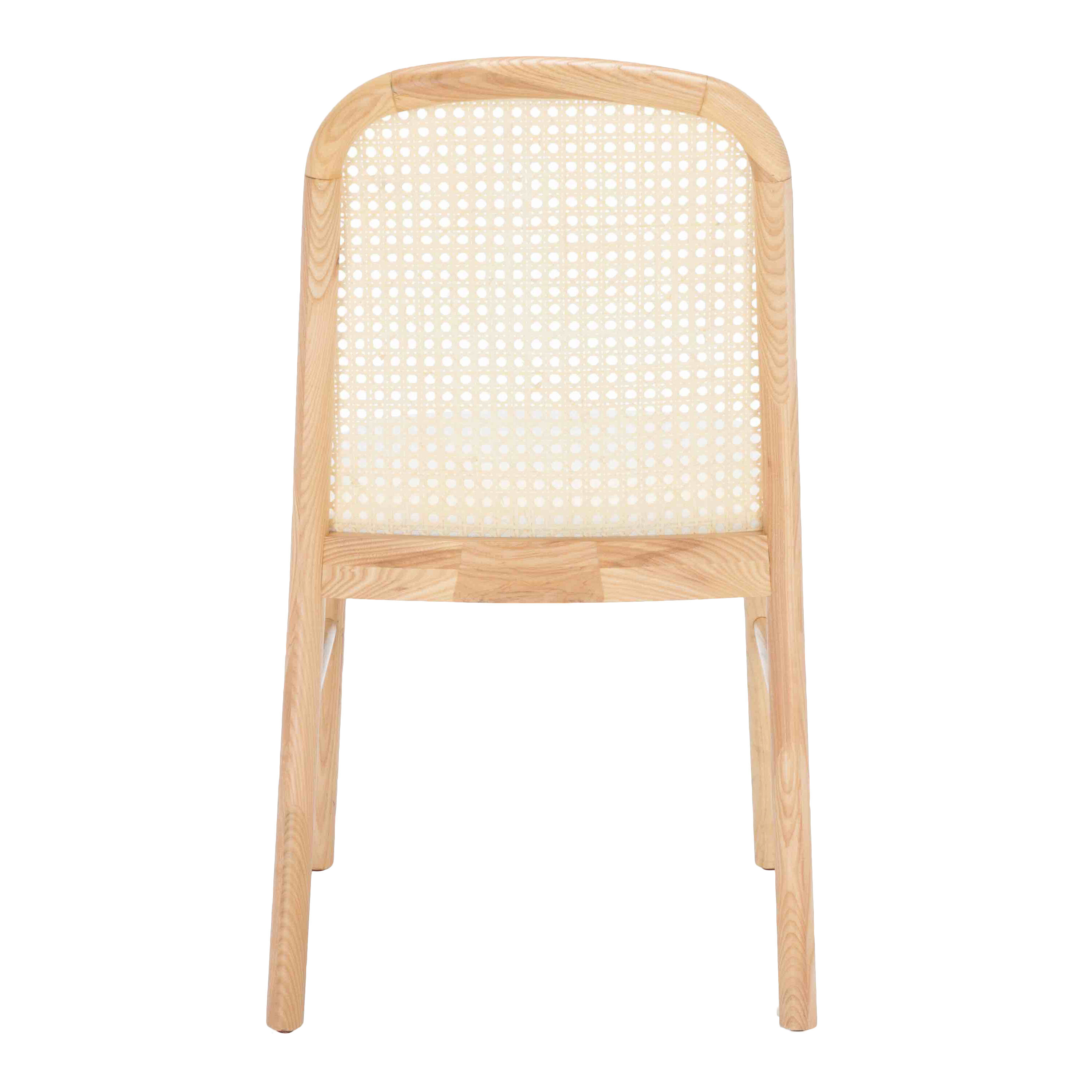 Cane upholstered store dining chair