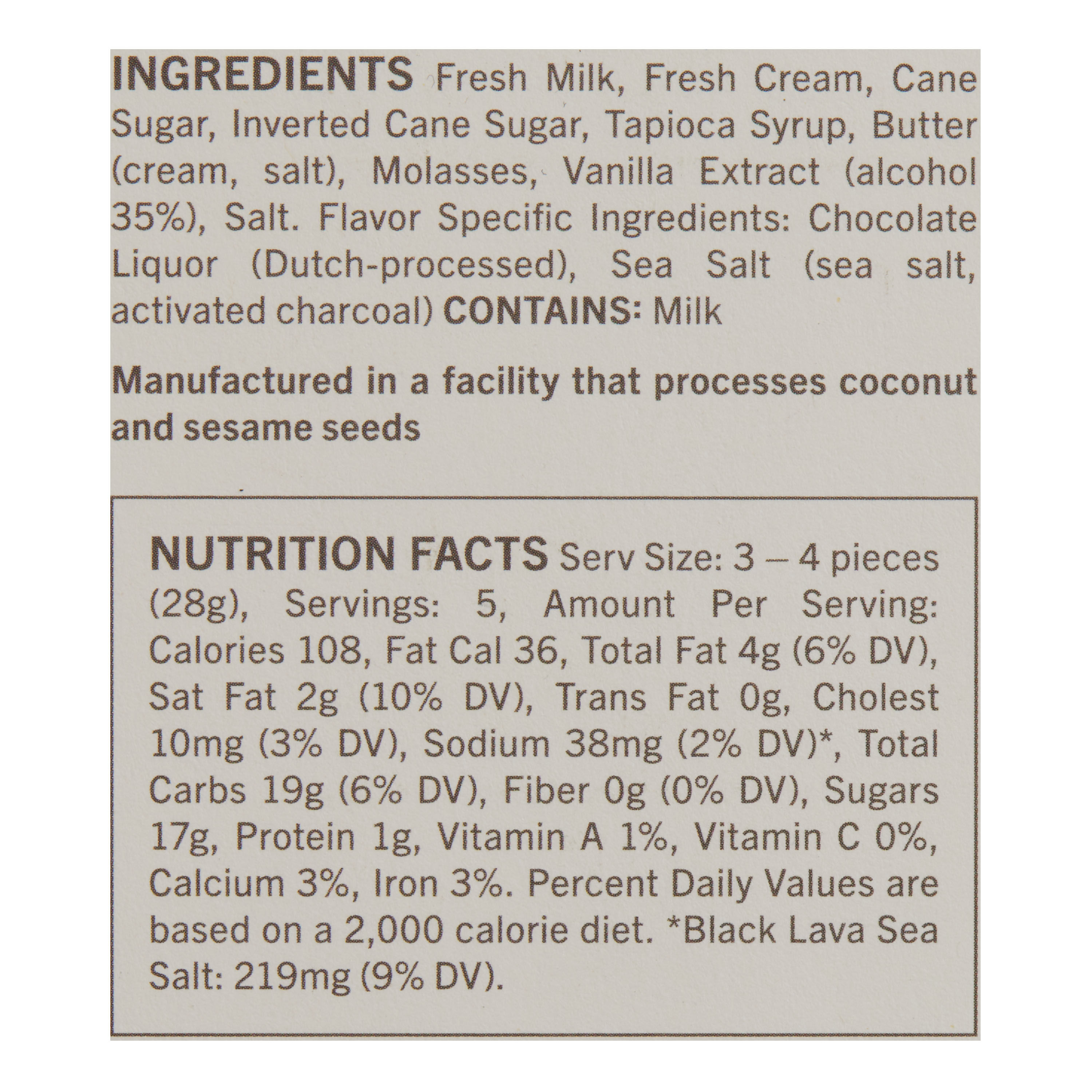 McCrea Death By Caramel Sea Salt Dark Chocolate Caramels image number 1