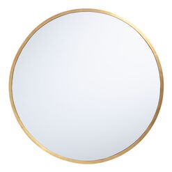 Sana Round Metal Wall Mirror