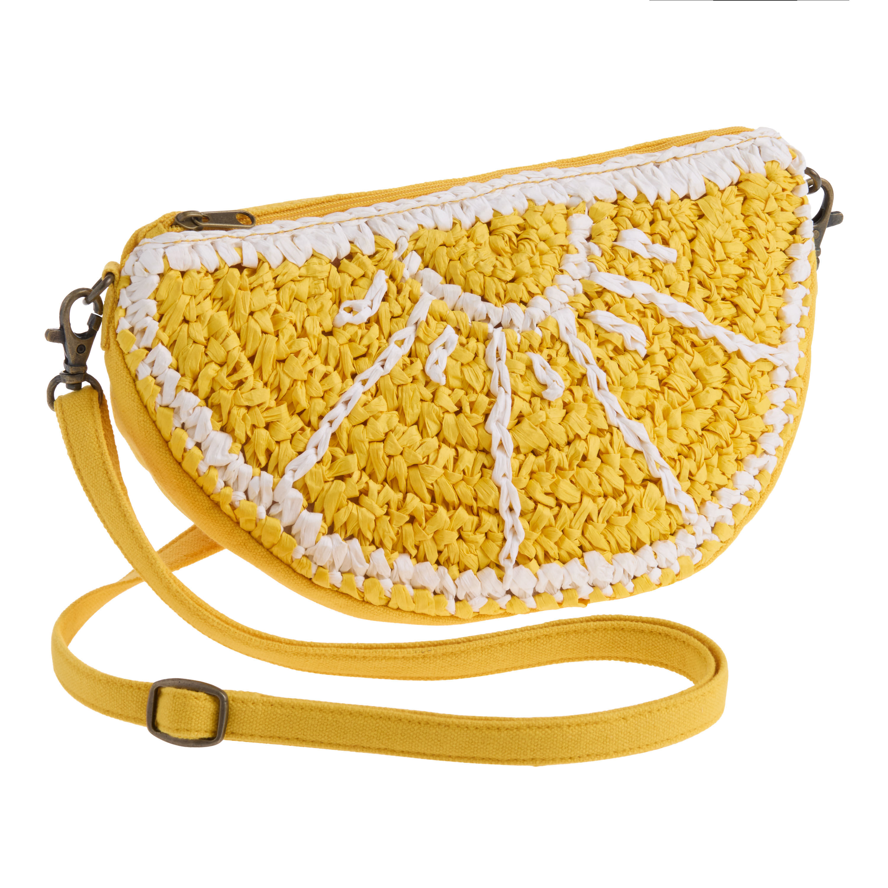 Yellow straw purse 2025