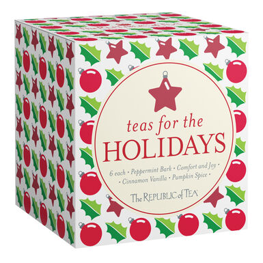 The Republic of Tea Assorted Holiday Tea Cube 24 Count The Republic of Tea Assorted Holiday Tea Cube 24 Count