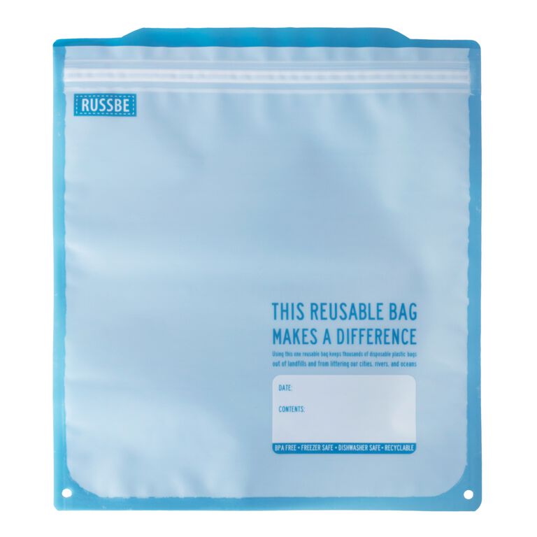 Russbe Reusable Freezer Gallon Bags 8 Pack - World Market