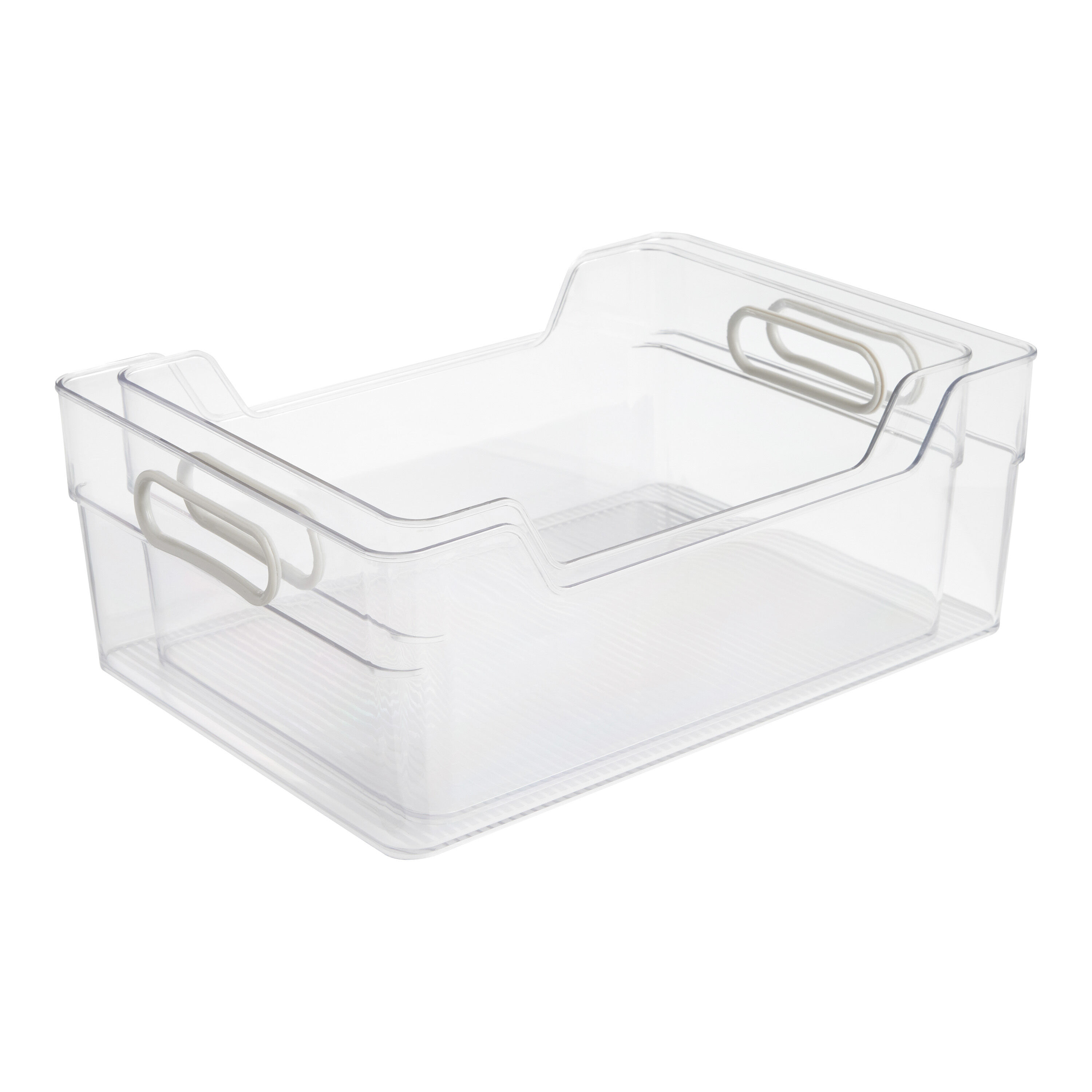 Clear storage bins on sale cheap