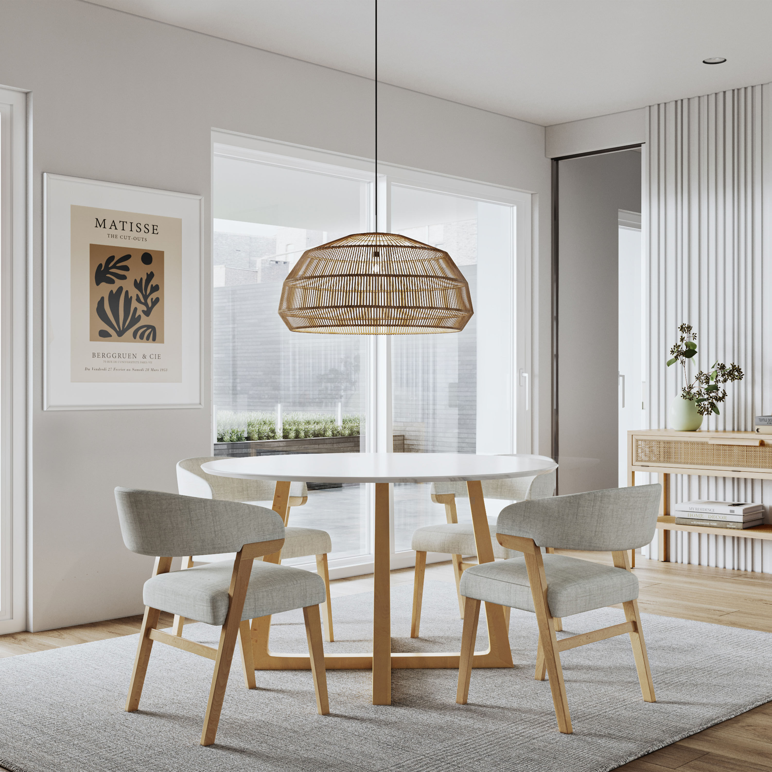 Light marble dining discount table