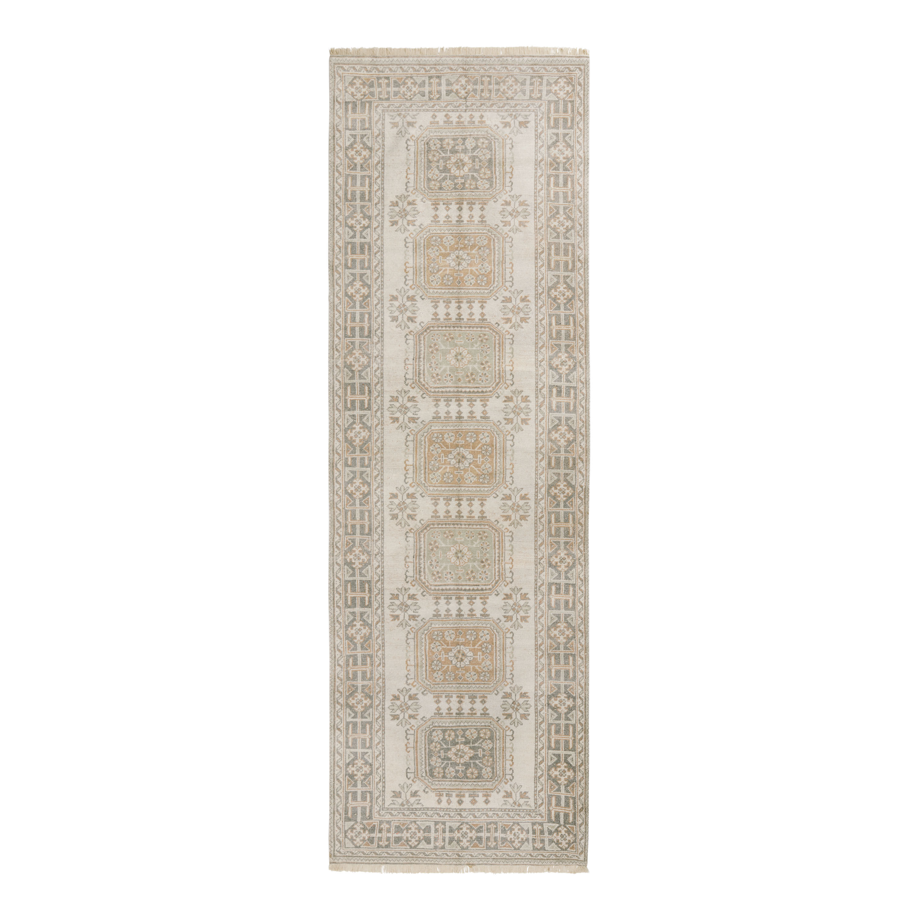 Emre Blush and Ivory Traditional Style Floor Runner World Market