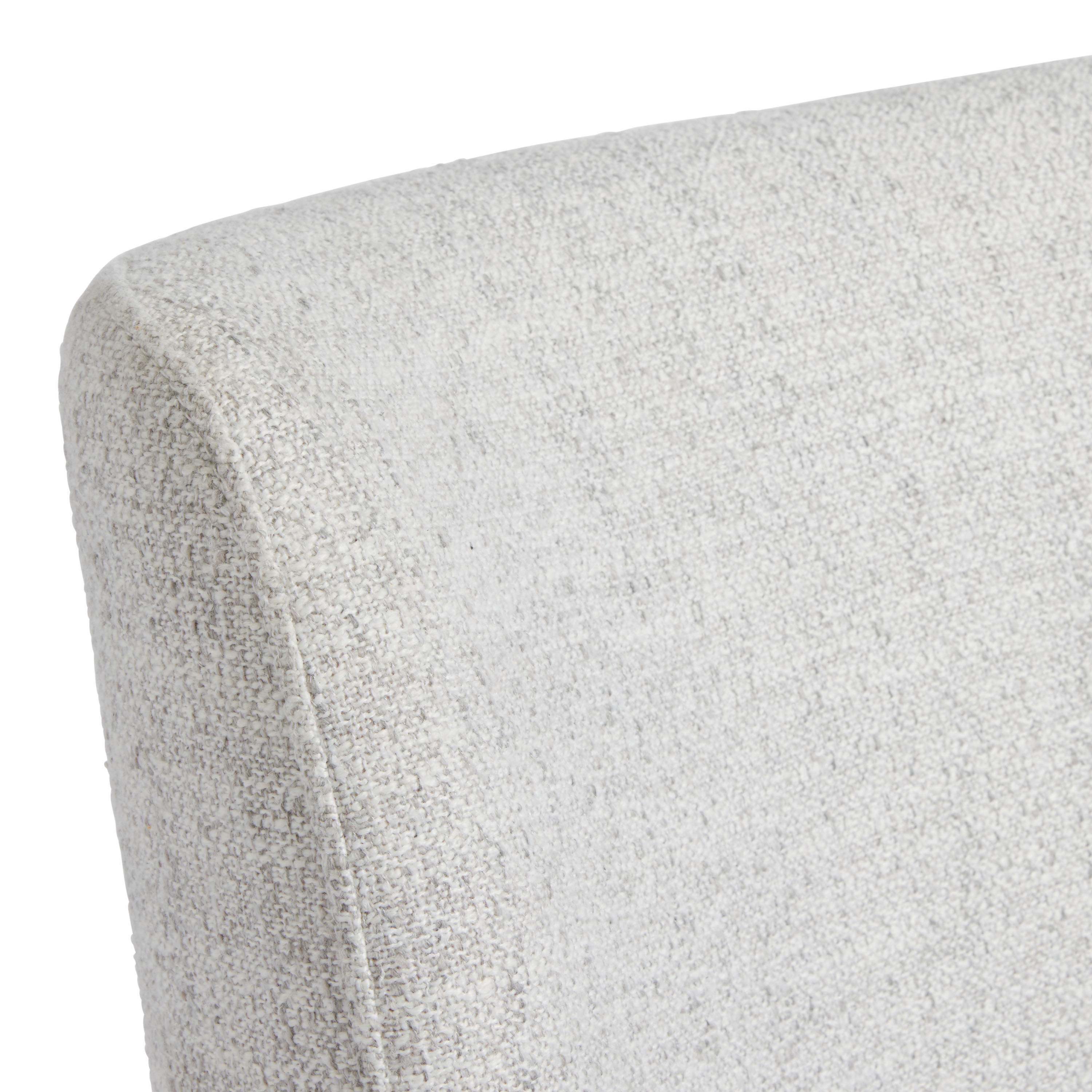 Saxon Upholstered Rolling Dining Chair image number 5