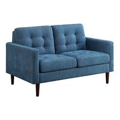 Cannon Mid Century Tufted Upholstered Loveseat