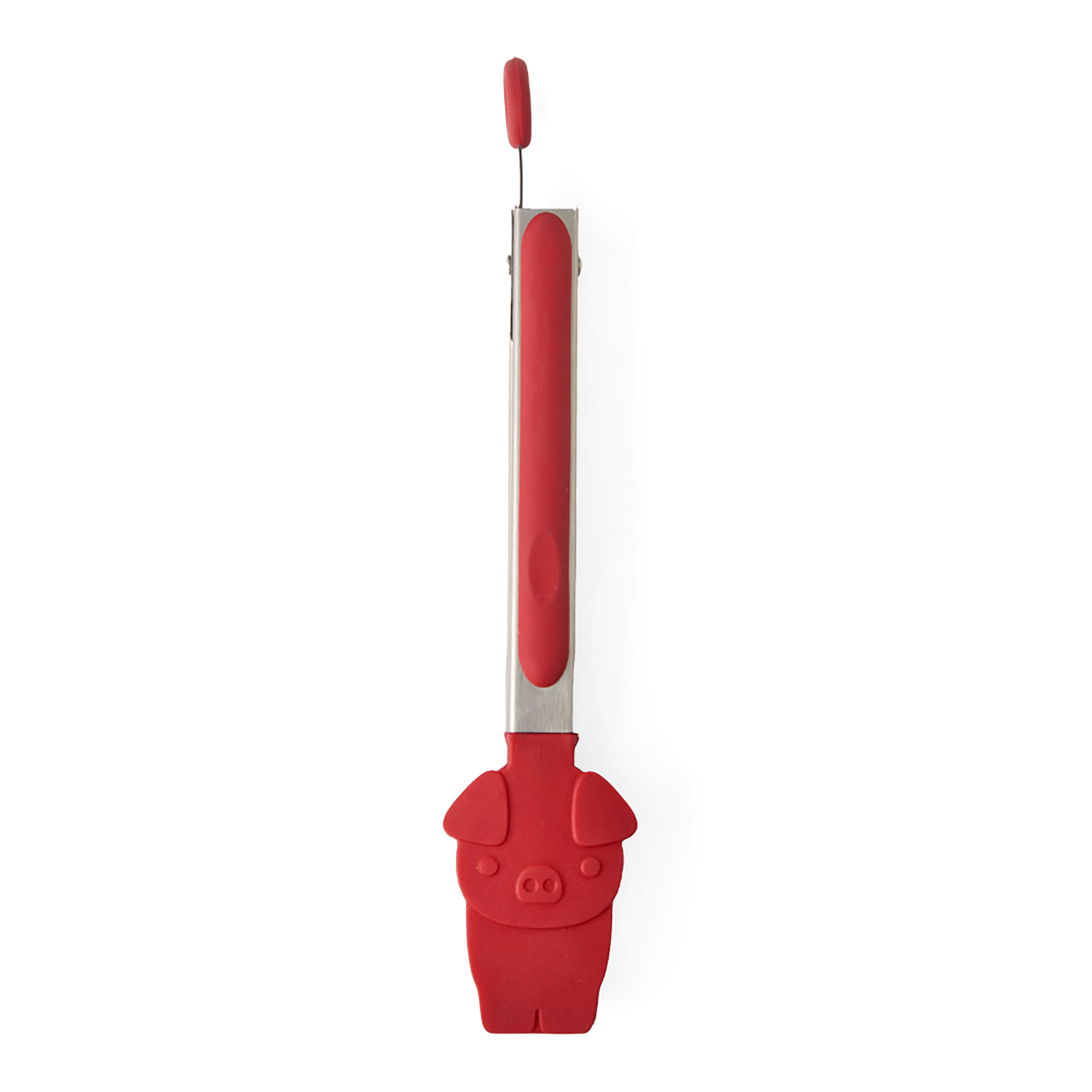 Talisman Red Silicone and Stainless Steel Bacon Tongs image number 0