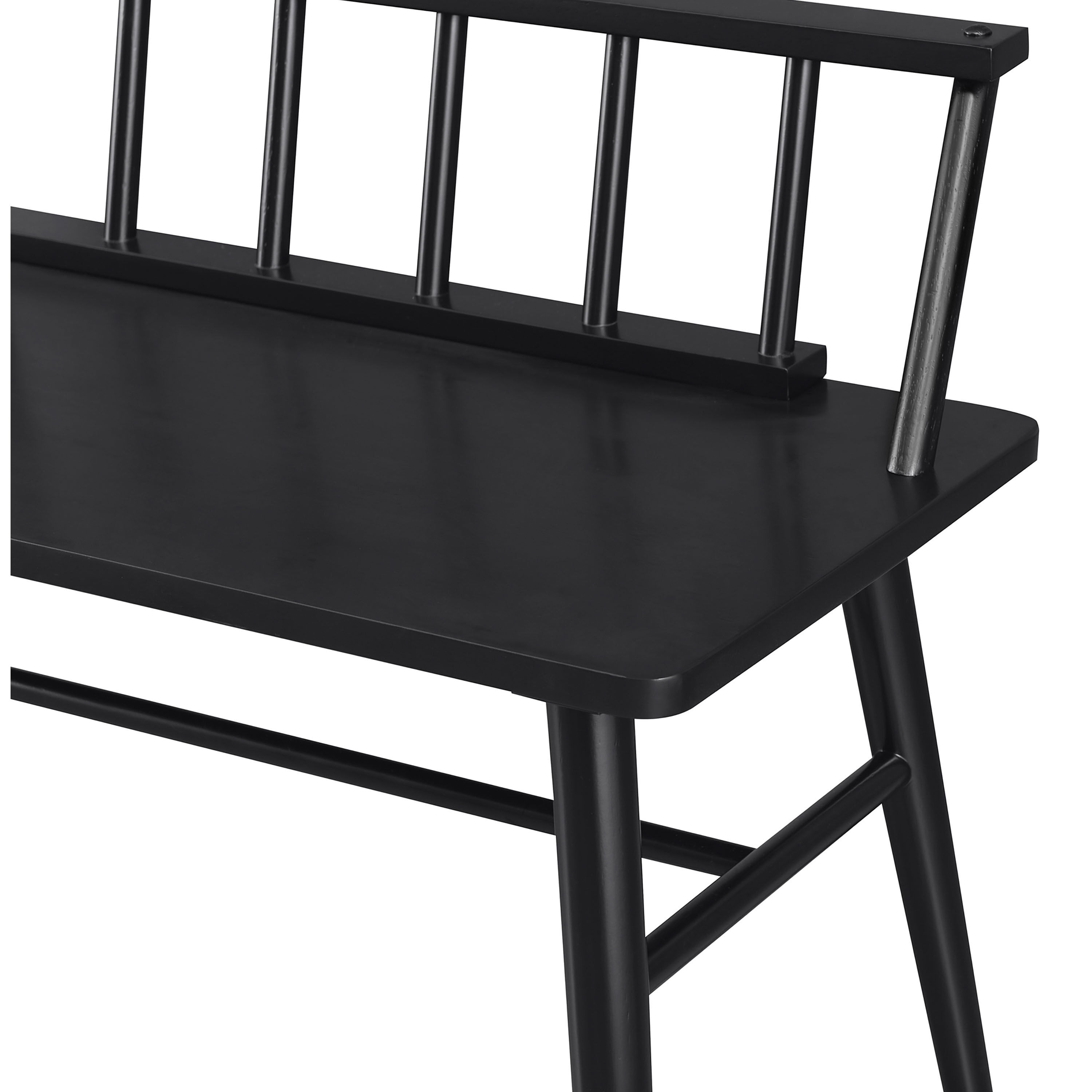 Luz Wood Low Spindle Back Bench image number 4