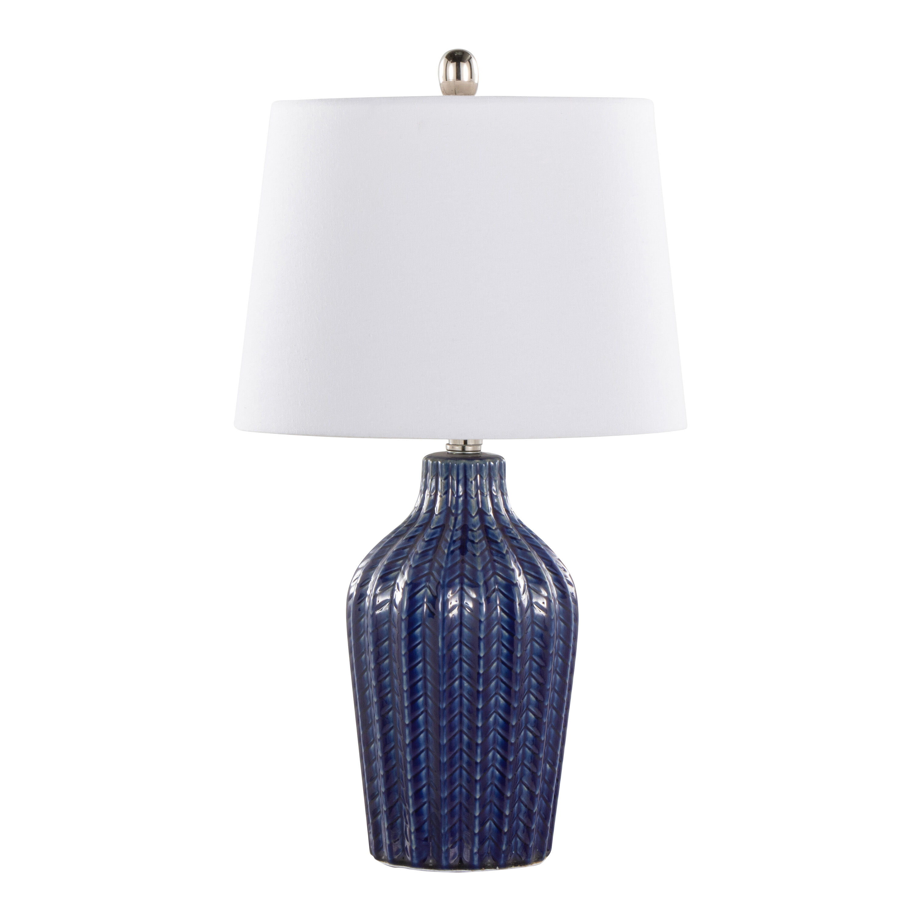 Blue and white lamp the range online