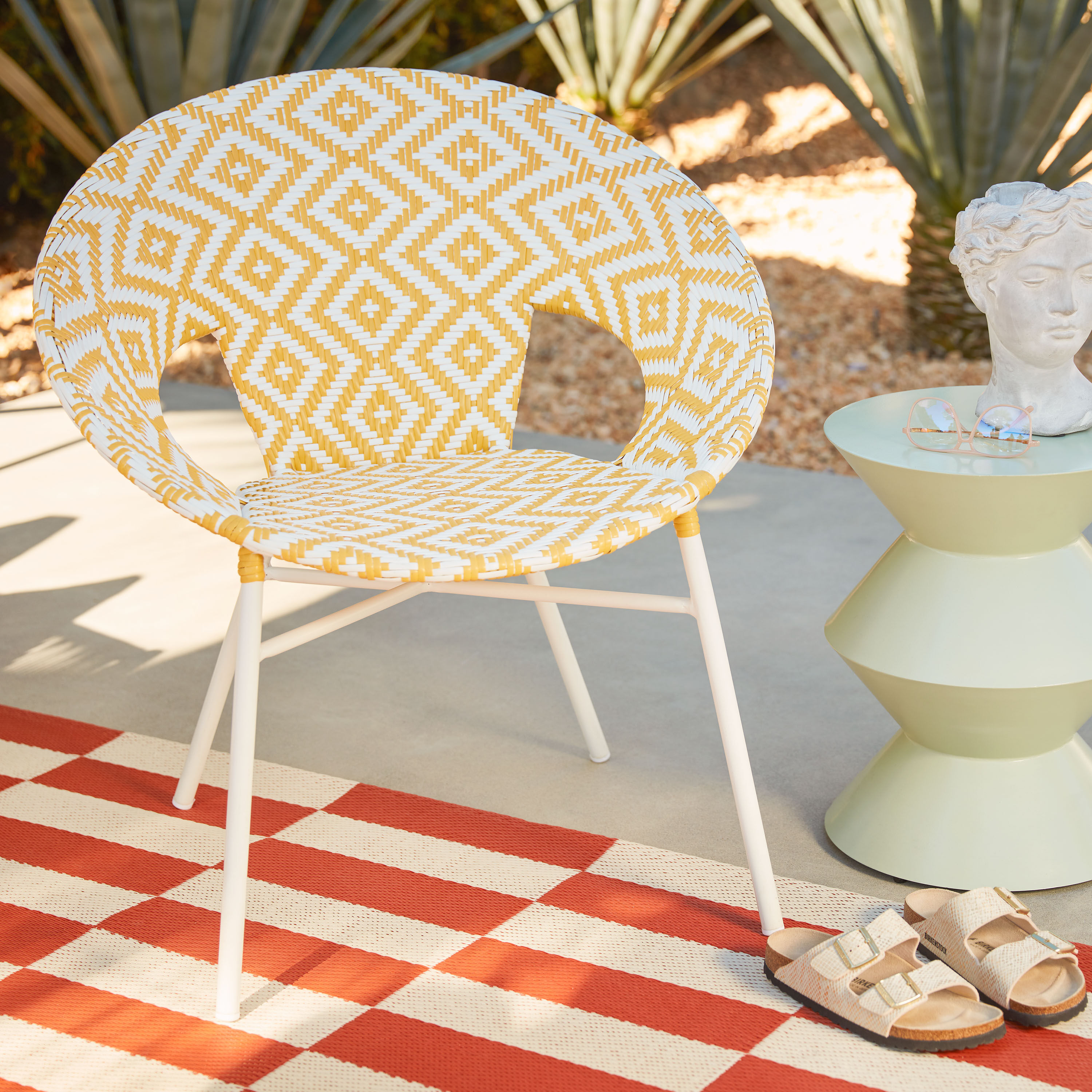Wicker camden outdoor chair new arrivals