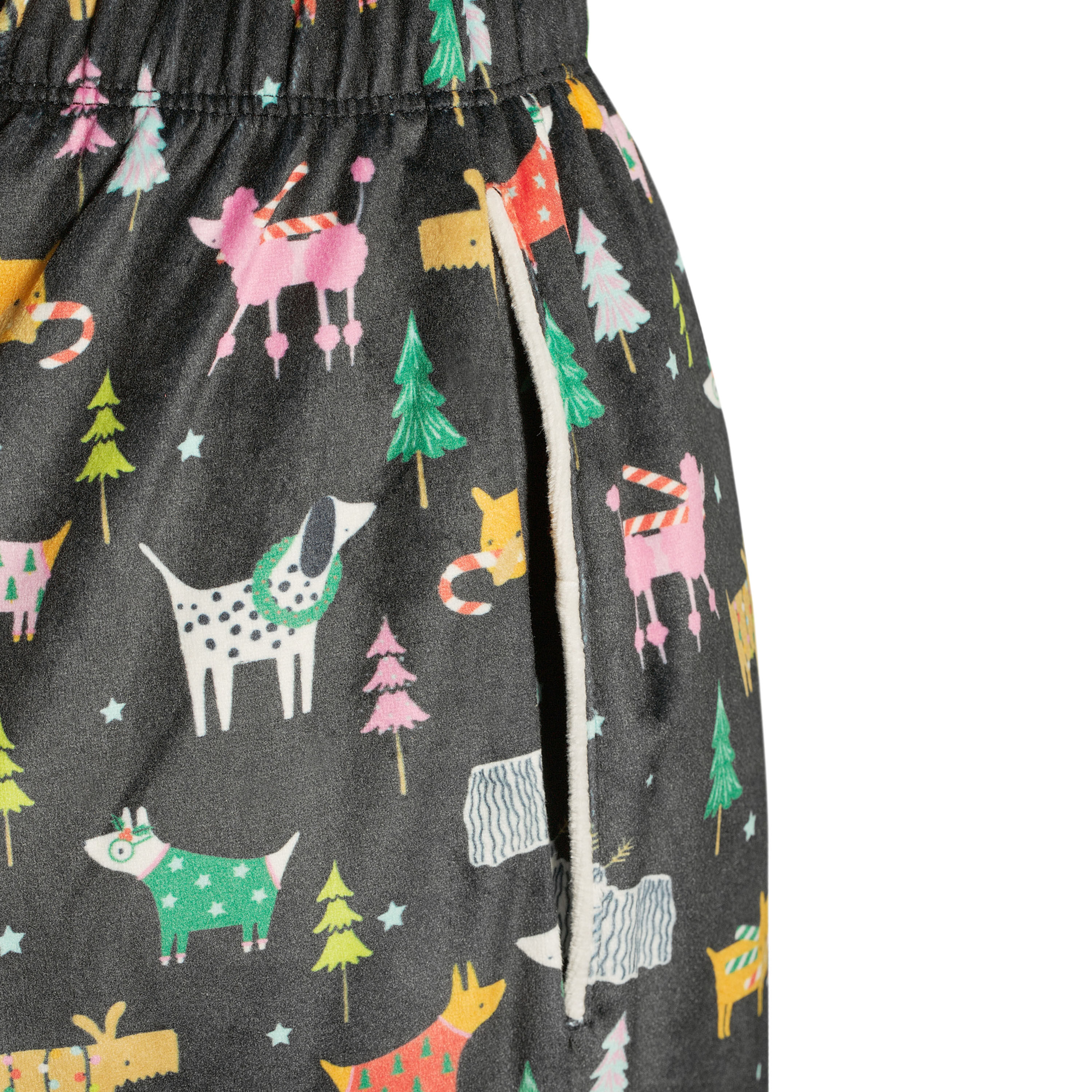 Holiday fleece shop pajama pants